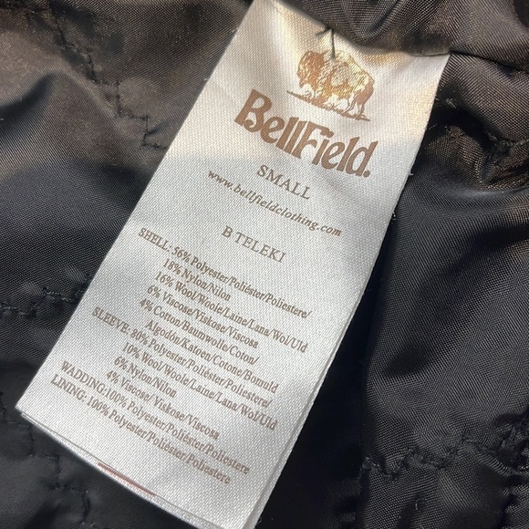 Bellfield bomber jacket grey/black size small - Picture 10 of 11